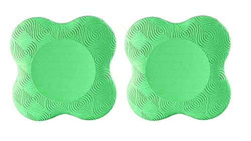 IRIS Kneeling Support for Yoga, Eco-Friendly & Lightweight Yoga Knee Pads Cushion for Knees, Hands, Wrists, and Elbows, Green (2 Pcs)-image-31