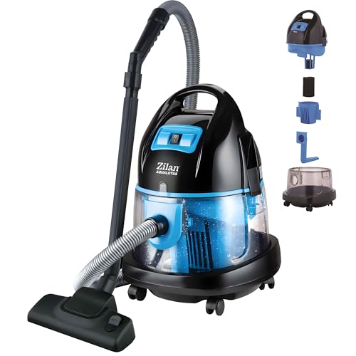 Zilan Aspirapolvere per acqua con filtro dell'acqua, senza...