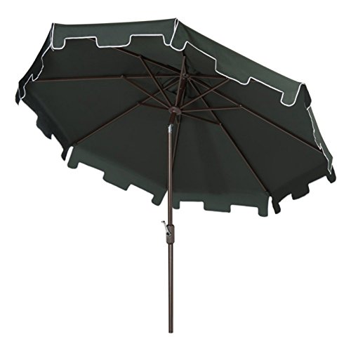Safavieh Zimmerman Blue Crank Market Umbrella #TOP7
