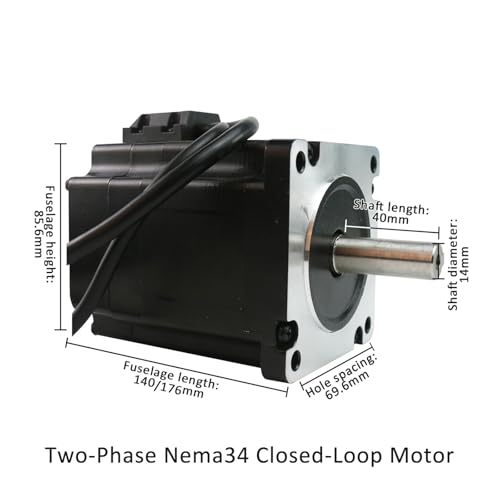 Driver électronique pas à pas biphasé Nema34 boucle fermée AC 220V 8.5N.m