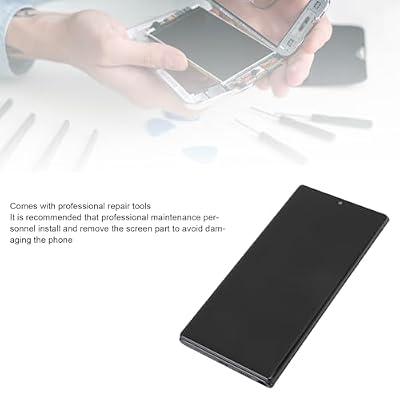 LCD Screen Replacement for Note 10 Plus, TFT LCD Display Phone, Note 10 Plus Screen Replacement Kit, Digitizer Assembly with Frame and Repair Tools