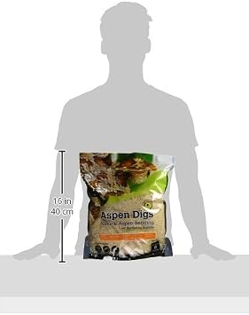 Galapagos (05064) Aspen Digs Shavings Bedding, 8-Quart, Natural
