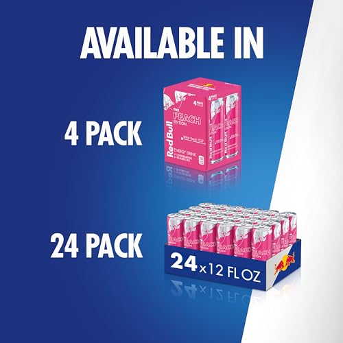 Red Bull Energy Drink, White Peach, Peach Edition - image 8