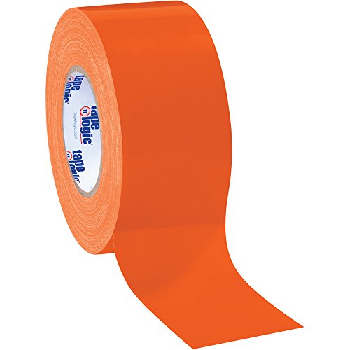 Image of Aviditi (3 Rolls) Tape Logic 3 Inch x 60 Yards Multipurpose Duct Tape, Orange, 10.0 Mil Thick - for Temporary Repairs, Labeling, Patching, Marking and Social Distancing