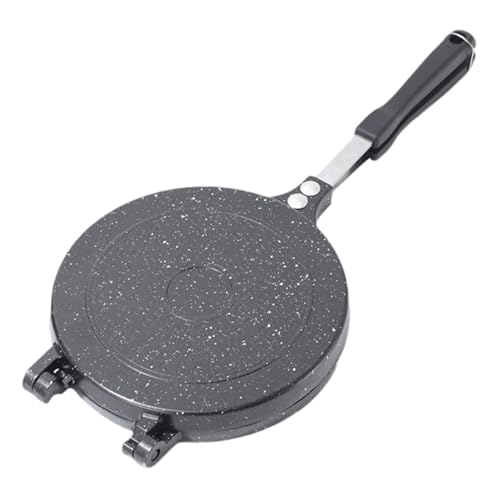 Pressa per impasto per pizza, pressa per tortilla antiaderente a doppio lato da 8 pollici con manico, macchina per tortilla per pane piatto, pizza, roti, taco, empanada