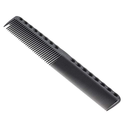 PIXNOR 2 Pcs Pente de Barbeiro de Carbono Profissional Pente de Cabelo de PlÃ¡stico de Dentes Finos
