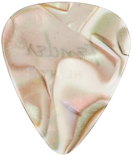 Image of Fender Premium Celluloid Guitar Picks 351 Shape, Guitar Accessories, Abalone, Heavy, 144-Pack