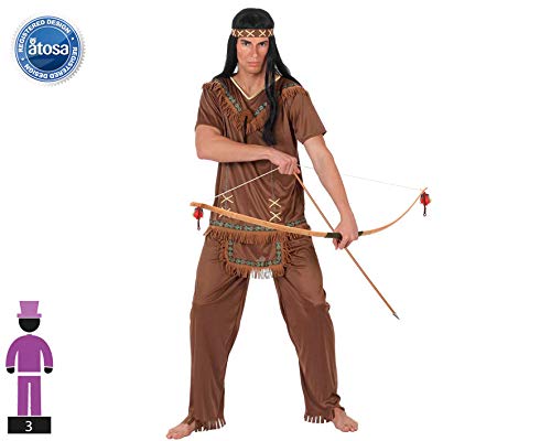 Atosa 10226 - Costume Indiano Uomo, Taglia: 50-52