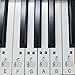 Lot de 88 autocollants pour clavier ou piano, pour apprendre à jouer plus rapidement, en plastique transparent laminé - PS1C 88