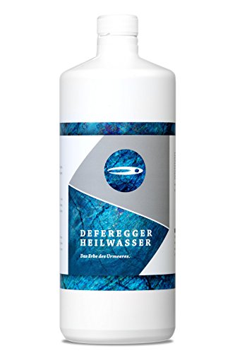 Preisvergleich Produktbild Nachfüllflasche 1000ml - Hautpflege und Hautschutz bei trockener, juckender, schuppiger, geröteter Haut - ohne Cortison - 100% natürliches Deferegger Heilwasser - mit vielen wertvollen Mineralstoffen