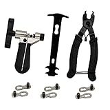 Compatibilidad: Todo el conjunto es muy adecuado para todo tipo de reparaciones de cadenas de bicicletas, sin necesidad de preocuparse por problemas de compatibilidad.
