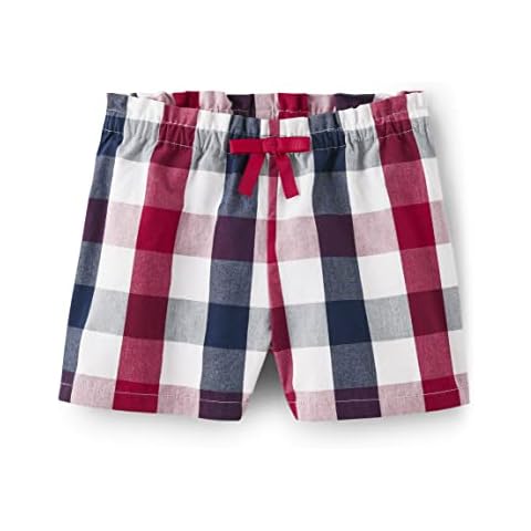 Gymboree Girls' Pull-On Plaid Shorts, 5 Years Cover