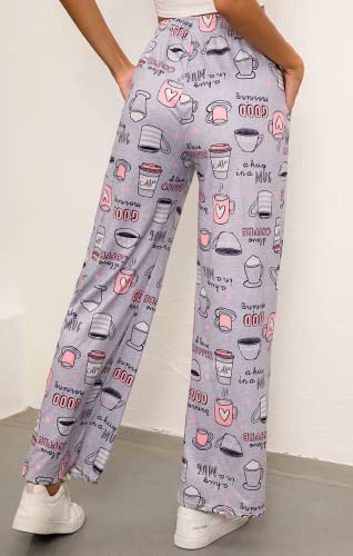 Image of X-Image Women Comfy Casual Pajama Pants with Pockets & Drawstring