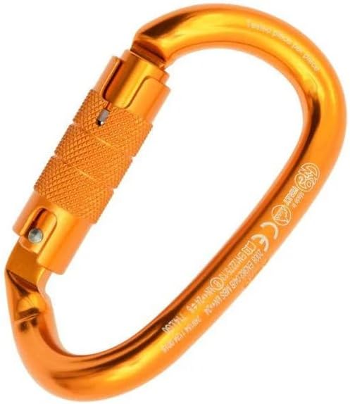 Kong Italy Ovalone DNA Alu Twist Lock Carabiner – Aluminum Helical Connector with Keylock Oval Shape, 24kN Strength, EN 362/B & EN 12275/B Certified, Made in Italy