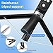 Selfie Stick Tripod with Fill Light, Phone Selfie Stick,Durable Stainless Steel Design,Bluetooth Remote Control,and Stable Three-Legged Support for Live Broadcasts,Video Shooting (Black)
