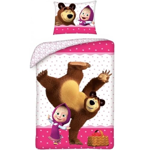 Halantex Set Letto Reversibile MASHA e ORSO con
