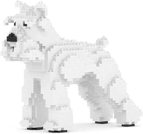 JEKCA Standard Schnauzer 01S-S01 | Dog Plastic Building Blocks | Age 14+