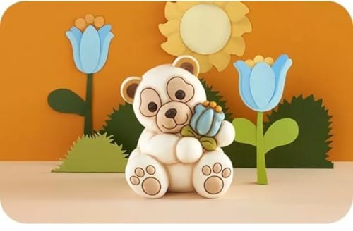 Teddy con fiore azzurro THUN Teddy con fiore azzurro