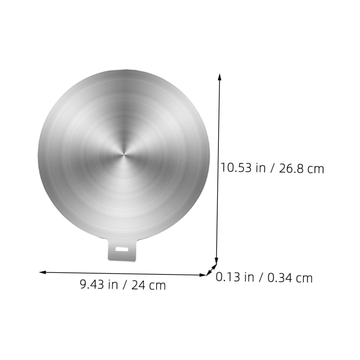 MOLUCKFU Thermal Guide Plate Heat Diffuser for Gas Stove Induction Cooktop Adapter Easy to Clean