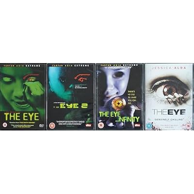 THE EYE QUADRILOGY 1-4 COMPLETE COLLECTION / 1. THE EYE / 2. THE EYE 2 / 3. THE EYE INFINITY / 4. THE EYE (2008) = ULTIMATE 4x DVD UK SET