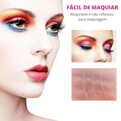 600 Peças de Fita para Pálpebras Tiras Invisíveis para Levantador de Pálpebras Adesivos de Pálpebra