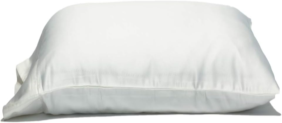 25 Inches Wide Extra Tall Pillowcases! Soft Microfiber. White, Queen