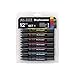 Produktbild Winsor & Newton 0290032 BrushMarker (Lebendige Töne - für Zeichnungen, Kalligraphie, Design und Layouts, streifenfreies Zeichnen mit Keil- und Pinselspitze) 12er Set