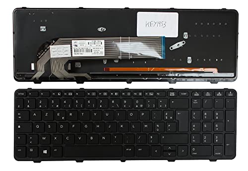 Remplacer un clavier HP 780170-051 usé par ce clavier français noir rétroéclairé avec cadre