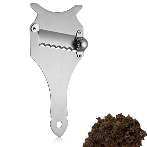 DWFEYOI Râpe à Truffe,Trancheur de Truffes, Rasoir pour Chocolat,Râpe à Truffe Professionnelle,Fromage Légumes Truffe Trancheuse,Lame Réglable Manche,Accessoire de Cuisine INOX Lame Ondulée