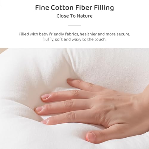 Image of StarAndDaisy Newborn Baby Nursing Pillows, Breastfeeding and Bottle Feeding Pillow, Baby Correcting Head Deviation, Breathable Washable Protection Cushion, Suitable for Babies 0-36 Months