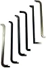 9pcs Comb Lock Pick Tools with 6pcs Tension Wrench Tools,Great Lockpick Kit for Door Lock