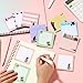 Saypacck 9 Pads Black Cat Sticky Notes 3x3 Inch Cute Self Stick Notepads Notes Adhesive Memo Pad Office Decor Gifts for Students School Teacher Meeting Office Supplies