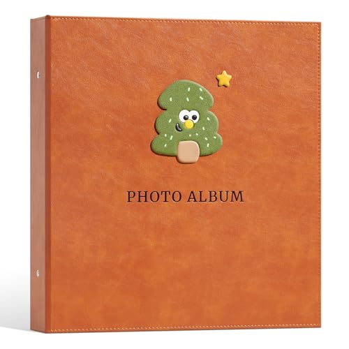 Targonixus Leather Photo Album 4x6 Holds 600 Photos Black Pages