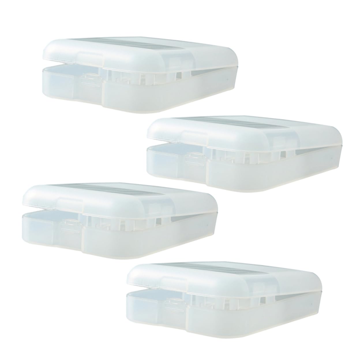 Healeved 20 Pcs Boîte De Rangement De Tête De Brosse À Dents Fourniture Extérieure Petit Étui pour Têtes De Brosse Accessoire Boîtes De Tête De Brosse Mini Têtes De Brosse Étui