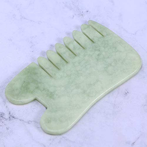 Gua Sha ferramentas de massagem raspagem para jade guasha pente ferramentas para cuidados com a mass