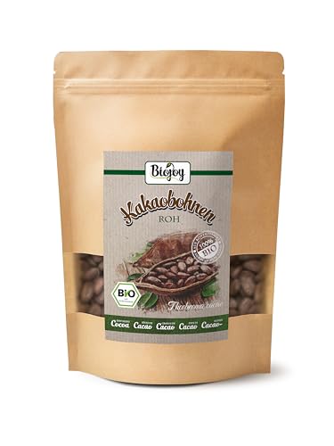 Biojoy EKO-Kakaobönor råa, naturliga och orostade, Theobroma cacao (0,5 kg)