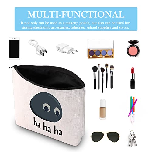 Sci-Fi Movie Merch Gift EEAAO Gift Just Be a Rock Gift Hilarious Gift Ha Ha Ha Zipper Pouch Googly Eyes Rock Gift Cosmetic Bag (Ha Ha Bag EU) - Image 3