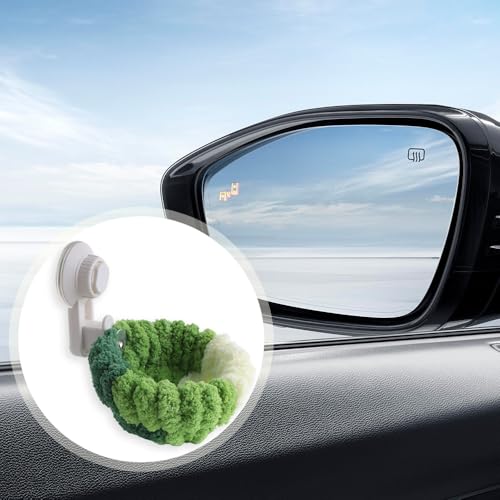 Image of DQITJ Bird Car Suction Nest House Colorful Resin Leaves Flowers Bird Cave Hanging Weatherproof Bird Nest for Finch Bluebird Sparrows Conure Parrot Parakeet Cockatiel Budgies, green