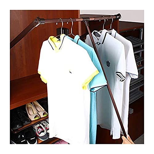 Cintre de garde-robe relevable pour simplifier votre rangement