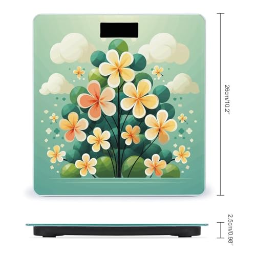 Balanza Digital de Baño con Pantalla Grande y Vidrio miniatura 2