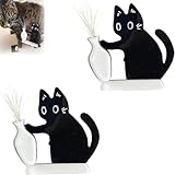 Jinmoioy 2個セット 猫のひげケース 冷蔵庫用マグネット 猫 記念の箱 猫専用メモリアルケース ヒゲ 髭 収納 毛 歯 爪 形見 思い出 保管 猫髭ケース 収納 保管 記念ボックス プレゼント 冷蔵庫 洗濯機 玄関