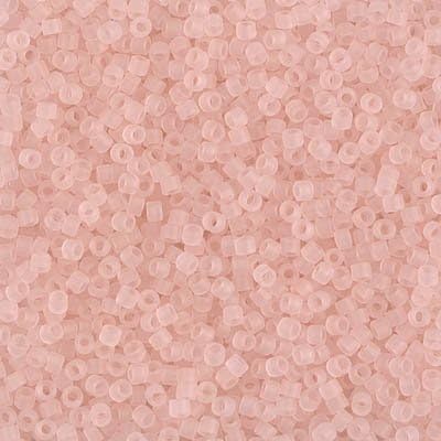 Miyuki Delica 11/0 Cylinder Seed Beads - Matte Tr Pink Mist - DB1263 5 Grams