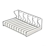 Abtropfgestell aus 304 Edelstahl mit Ablaufschale für regelmäßige Geschirrladungen ohne Kompromisse (B)