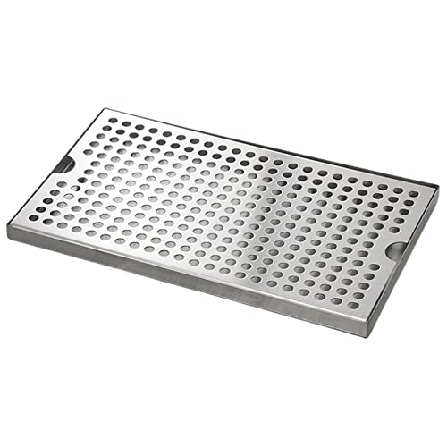 Bac d'égouttage rectangulaire 30 cm en acier inox 304 sans égouttoir pour mini-réfrigérateur et bar