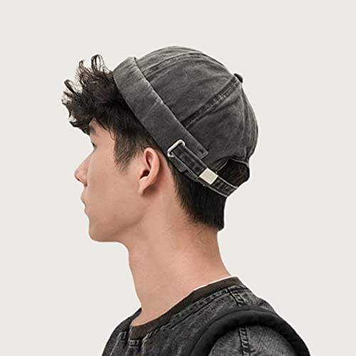 Maxten Chapéus Brimless para homens, chapéu Harbour ajustável, bonés de melão urbano, unissex, touca