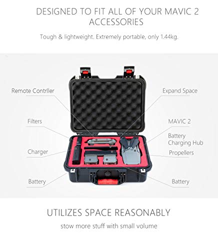 Valise DJI Mavic 2 Pro mallette de rangement pour drone et accessoires