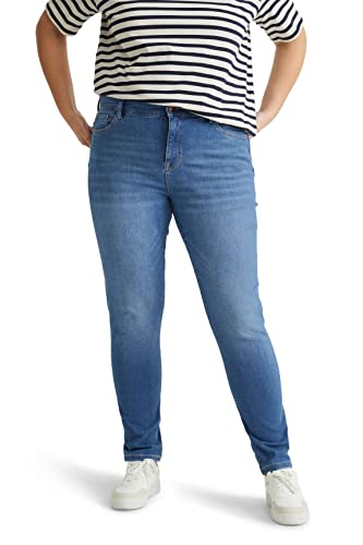 C&A Damen 5-Pocket Hosen Große Größen Slim Mid Rise/Mid Waist...