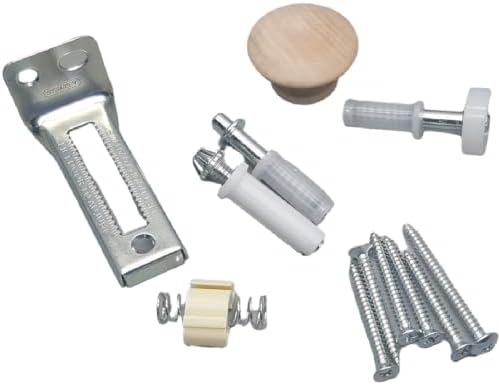 Bi-Fold Door Hardware for 2 Door Track Sliding Closet Door Hardware Repair Kit for Use with 7/8 in Wide Top Tracks