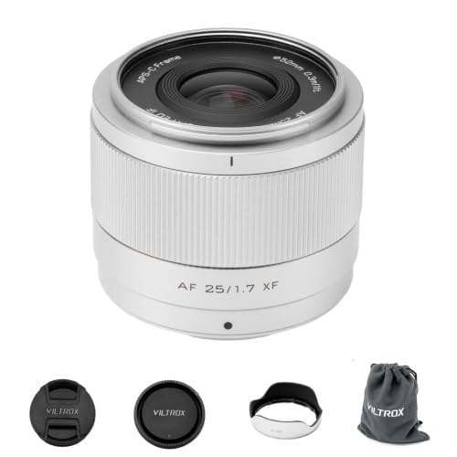 VILTROX 25mm F1.7 XF APS-C �x�m�t�C���� X�}�E���g�p�A����aSTM�I�[�g�t�H�[�J�X�����Y | �i�x�m�t�C���� X�}�E���g�J�����Ή��jX-E4�AX-H1�AX-Pro3�AX-S10�AX-T4�AX-T10�AX-T20�AX-T30�AXT