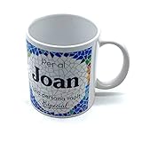 PLUS HOME Tassa personalitzada amb nom. Regals personalitzats amb nom i text. Tasses amb frases originals.JOAN